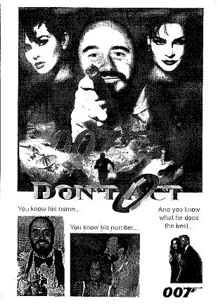 affiche representant M Olivier dans 007